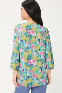 T-shirt à imprimé citron Lush