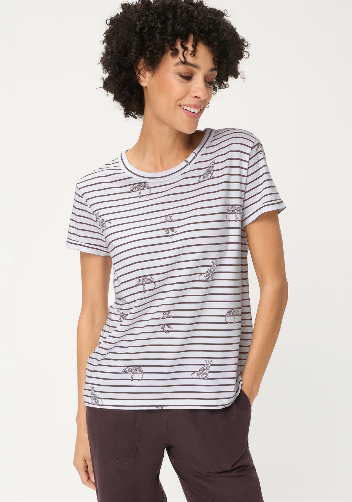 T-shirt à rayures