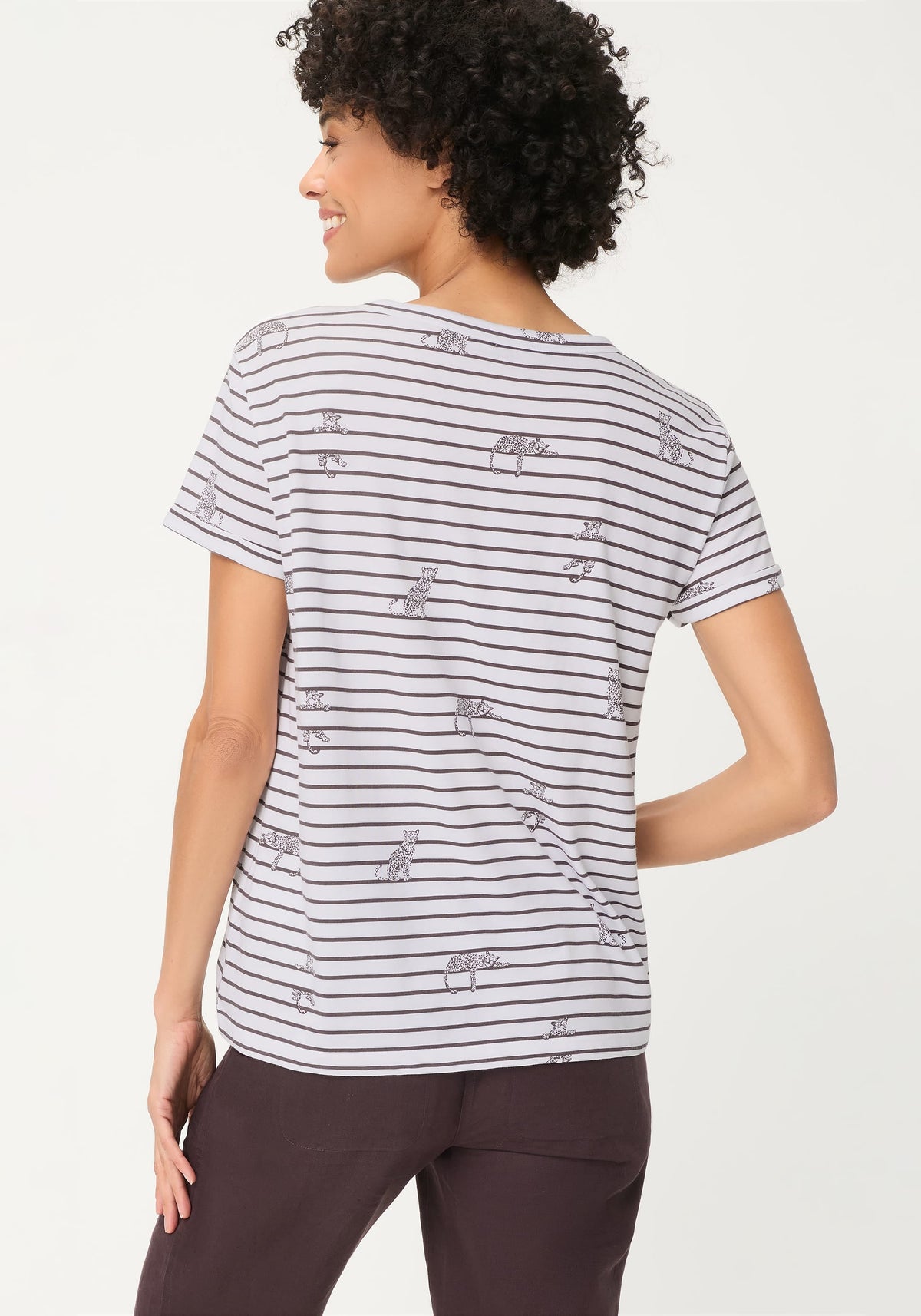 T-shirt à rayures