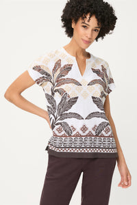 T-shirt imprimé Panneaux