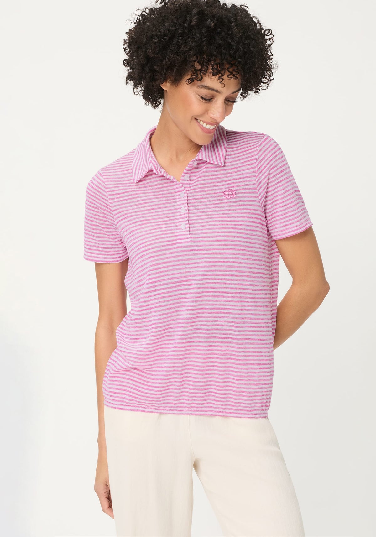 Polo à rayures