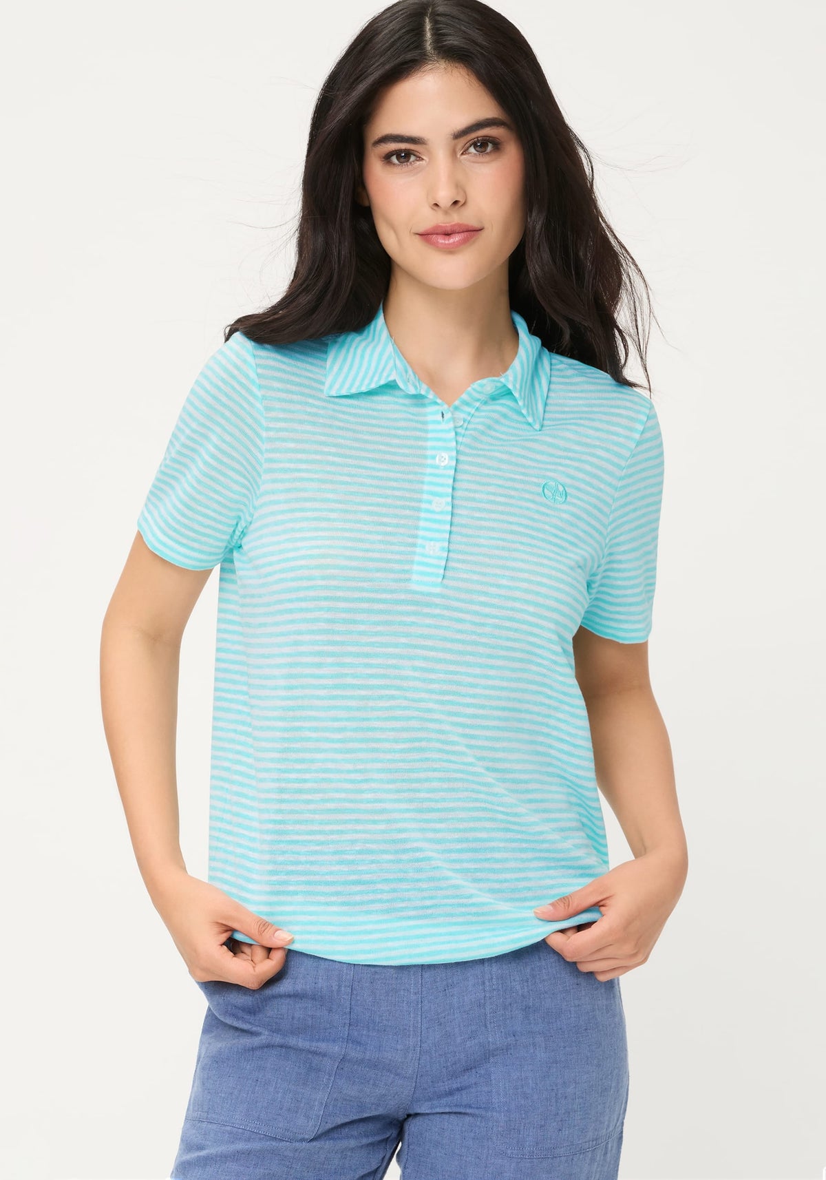 Polo à rayures