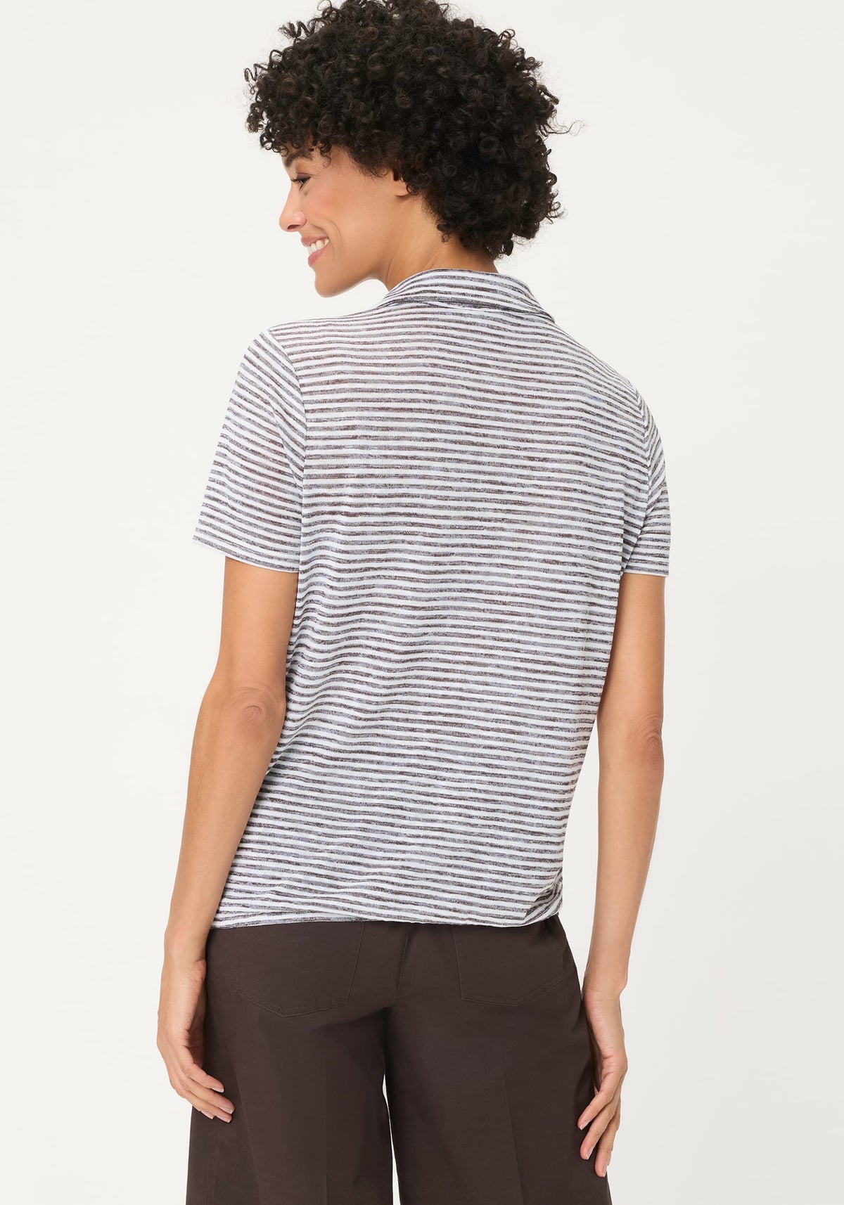 Striped Polo T-Shirt