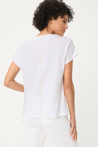 T-shirt imprimé Panneaux