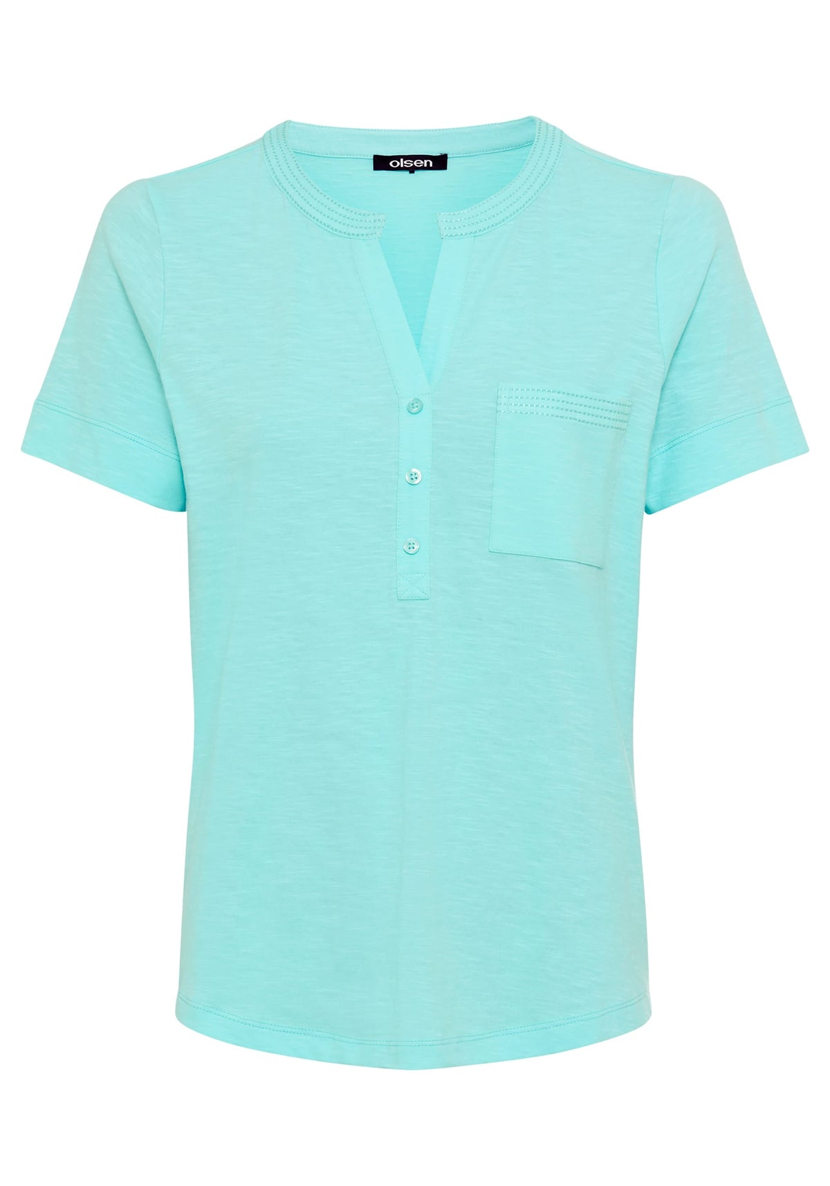 T-shirt Henley uni