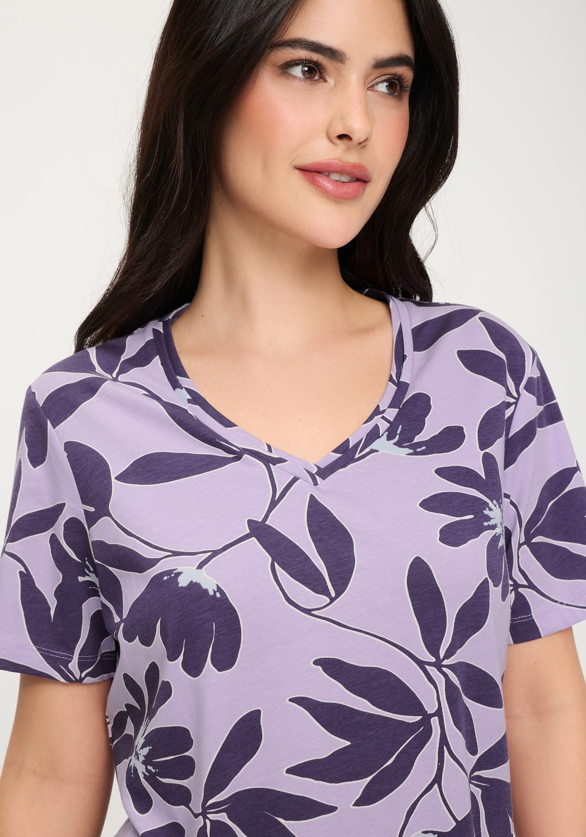 Magnolia Print T-Shirt
