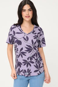 Magnolia Print T-Shirt