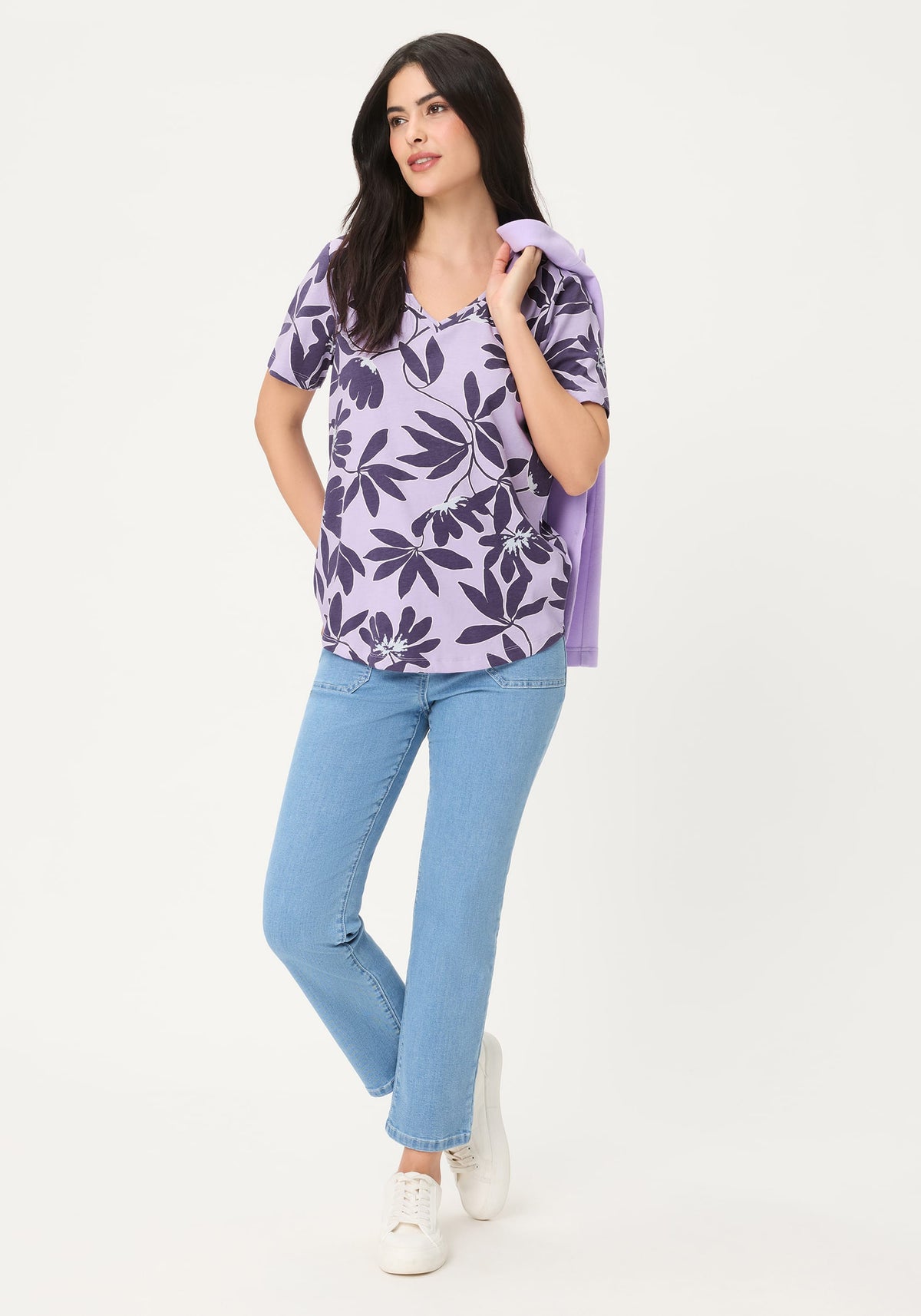 Magnolia Print T-Shirt