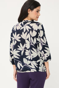 Magnolia Print Tunic T-Shirt
