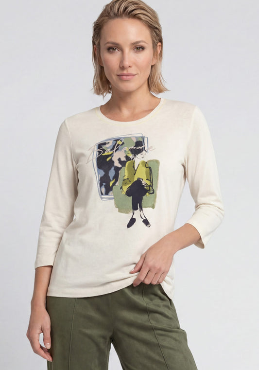 T-Shirt à imprimé placement