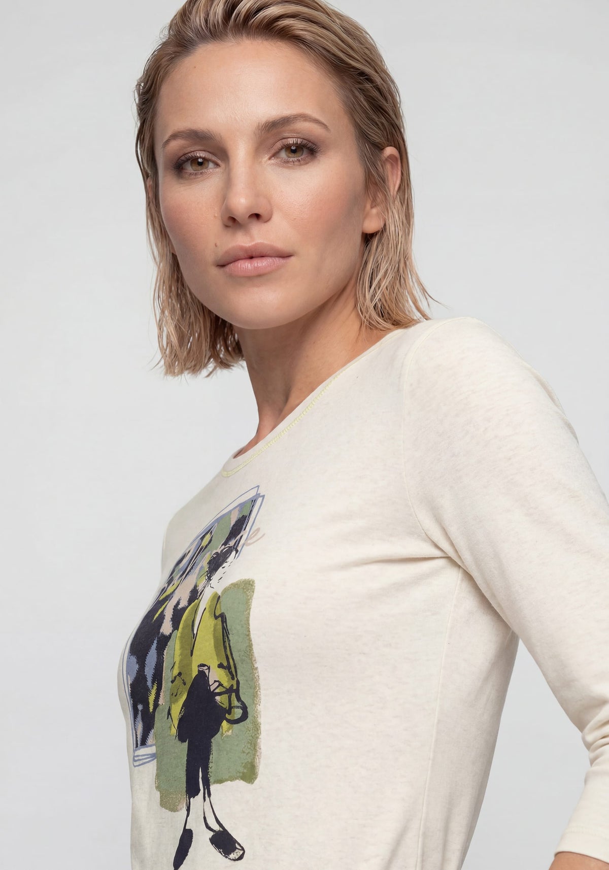 Placement Print T-Shirt