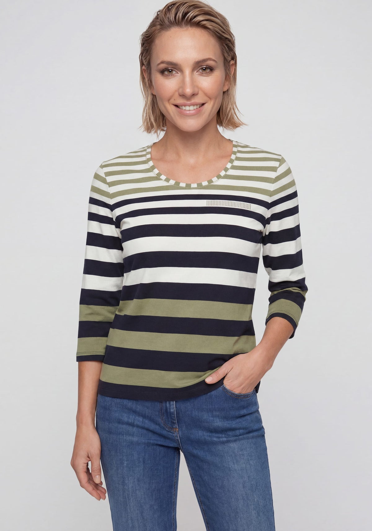 Embellished Stripe T-Shirt