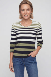Embellished Stripe T-Shirt