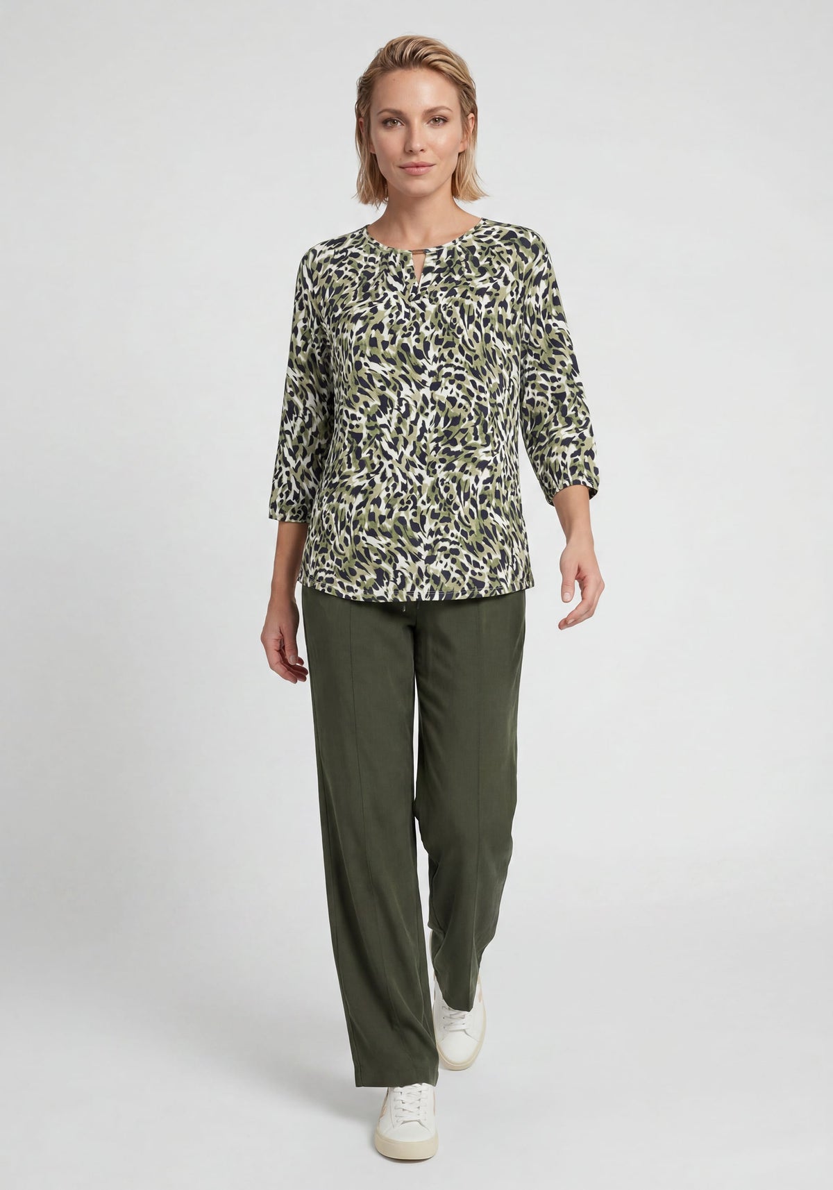 Peekaboo Modern Animal Print T-Shirt