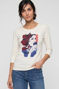 T-shirt imprimé avec motif