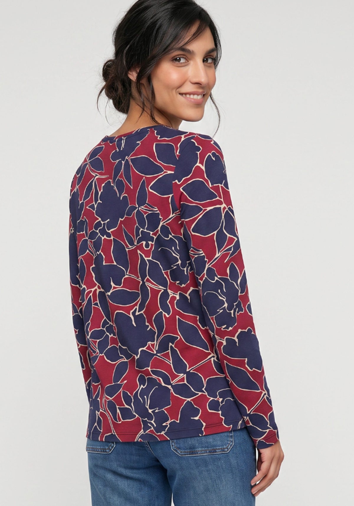 Abstract Floral T-Shirt