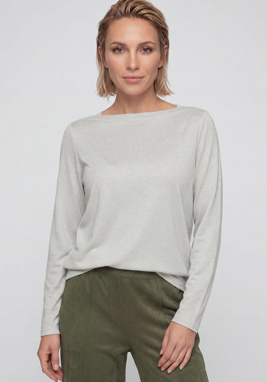 T-shirt en maille pailletée