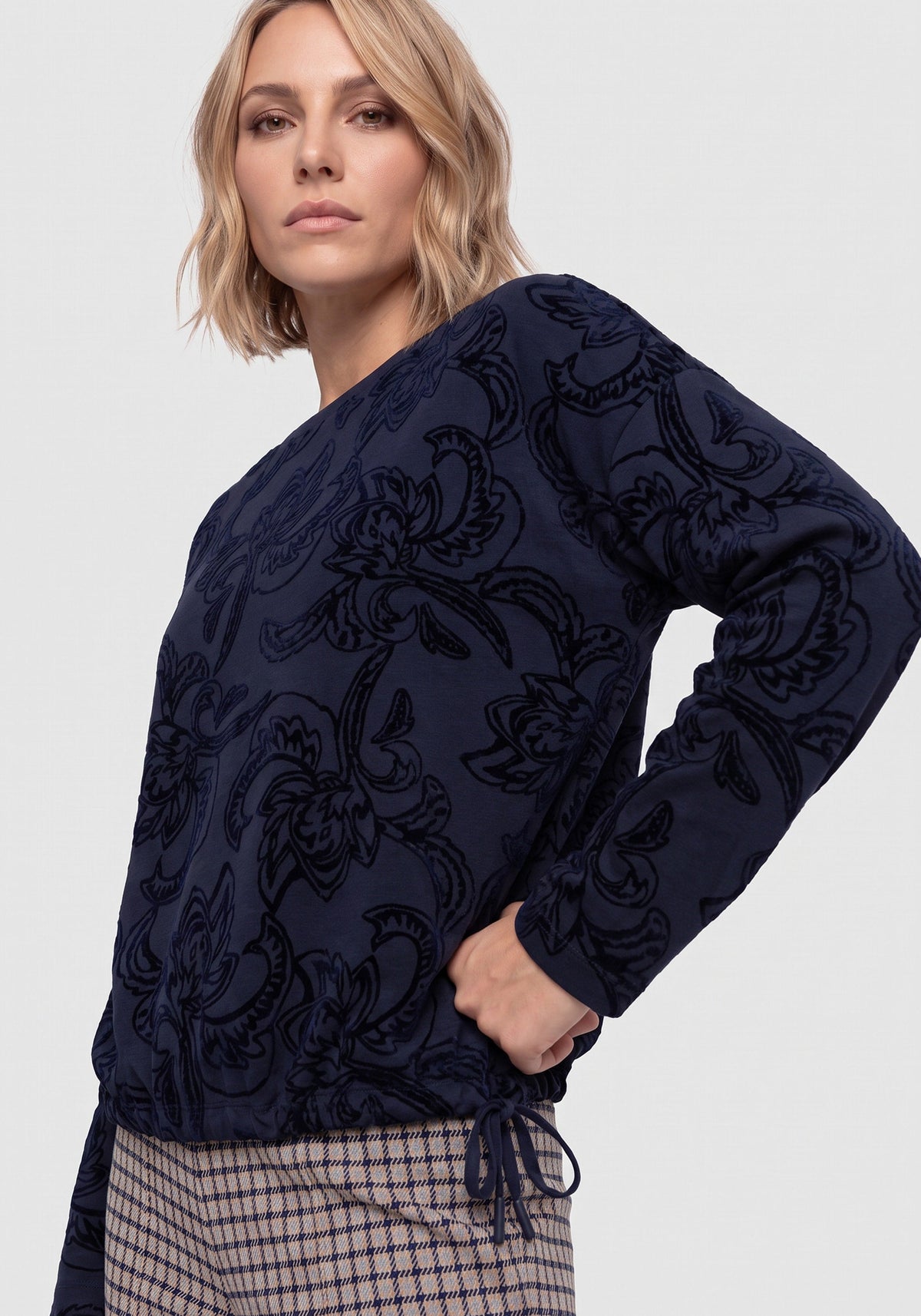 Ornamental Velvet T-Shirt