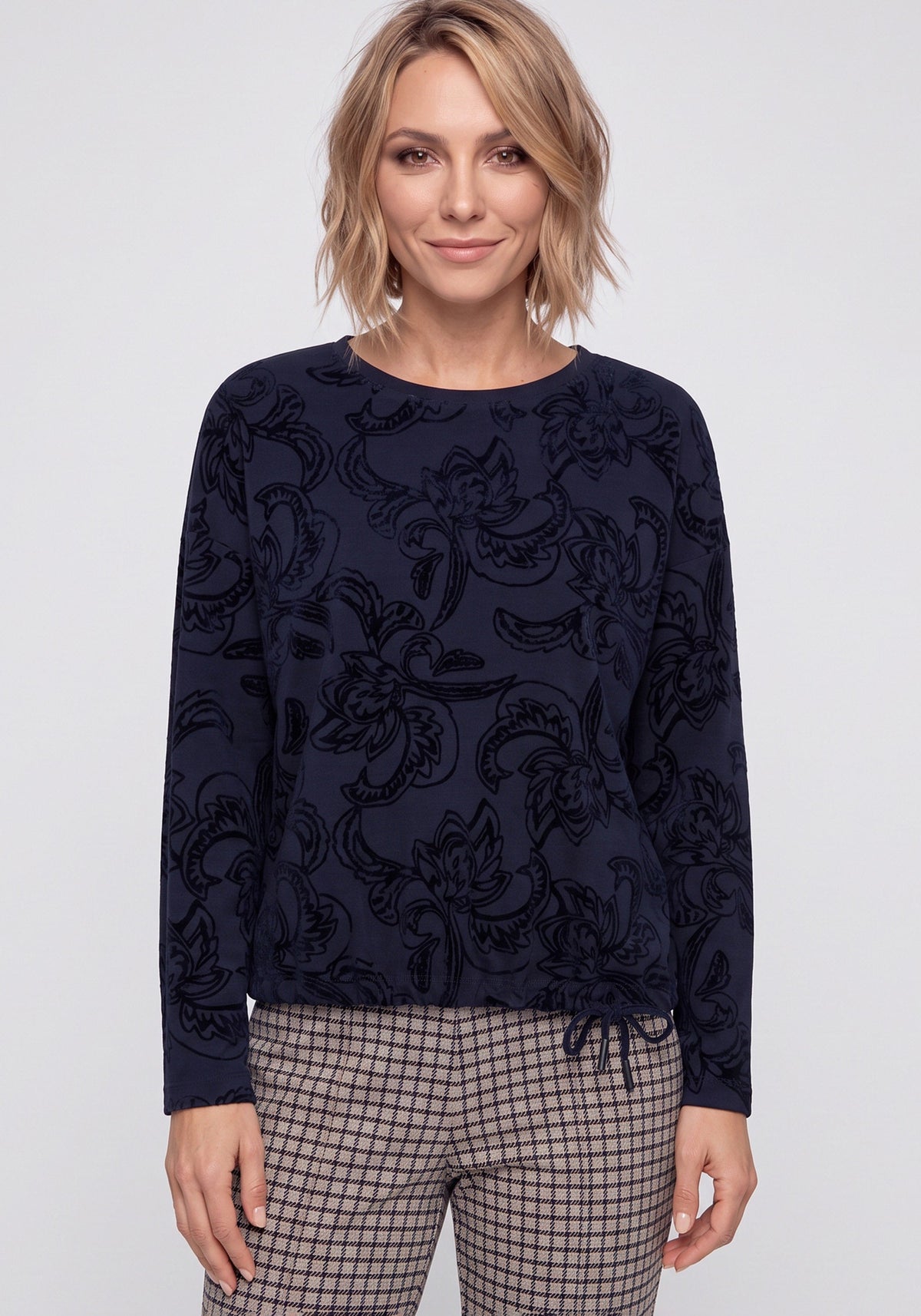 Ornamental Velvet T-Shirt