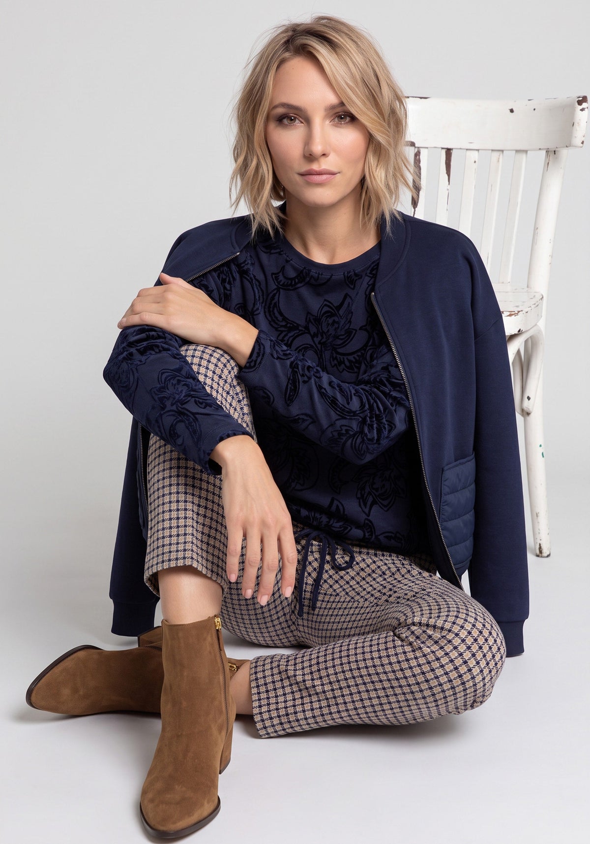 Ornamental Velvet T-Shirt