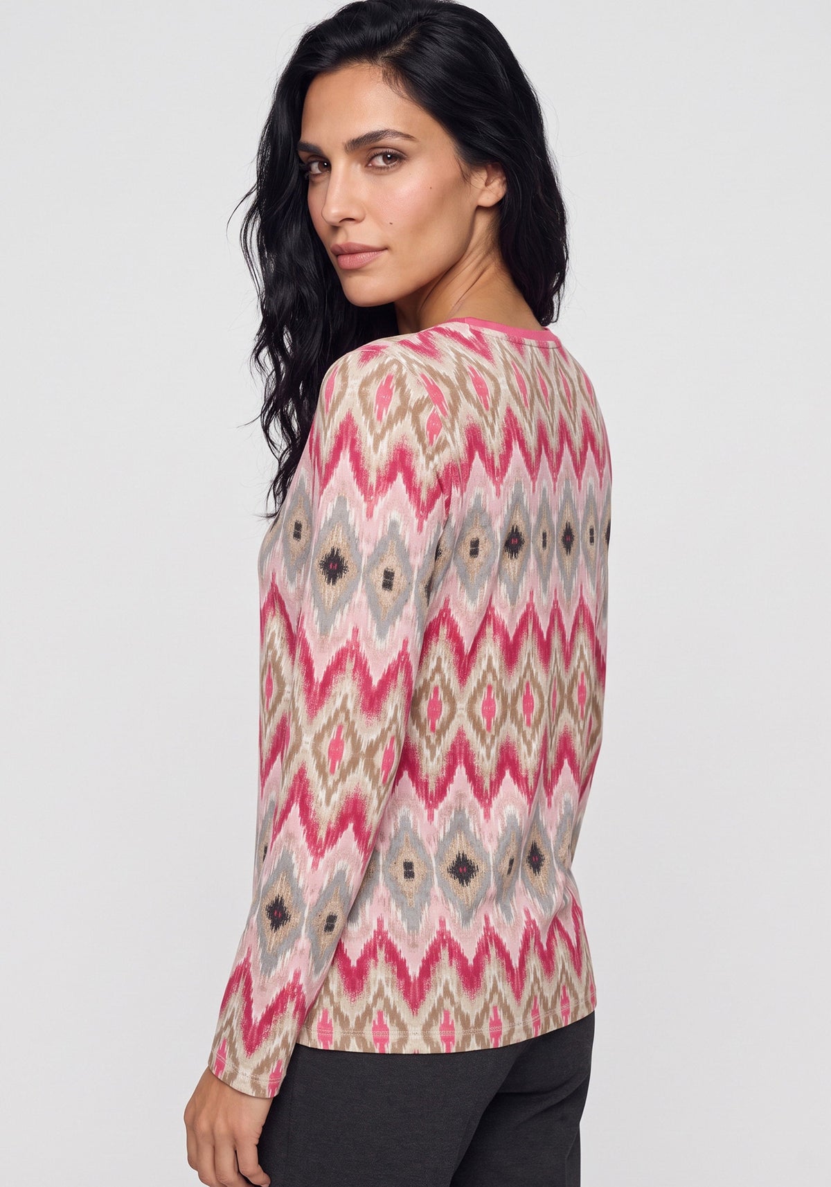 Ikat Print T-Shirt