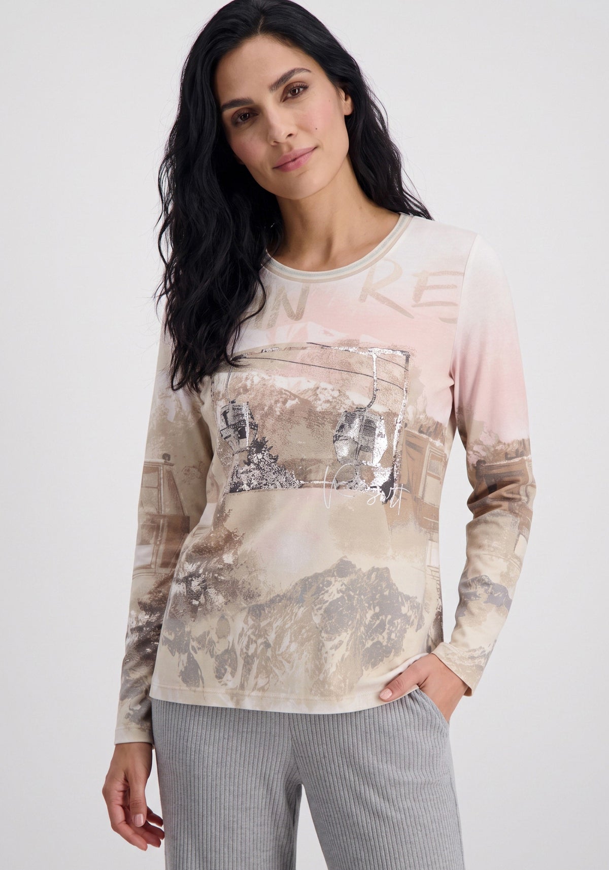 Placement Print T-Shirt