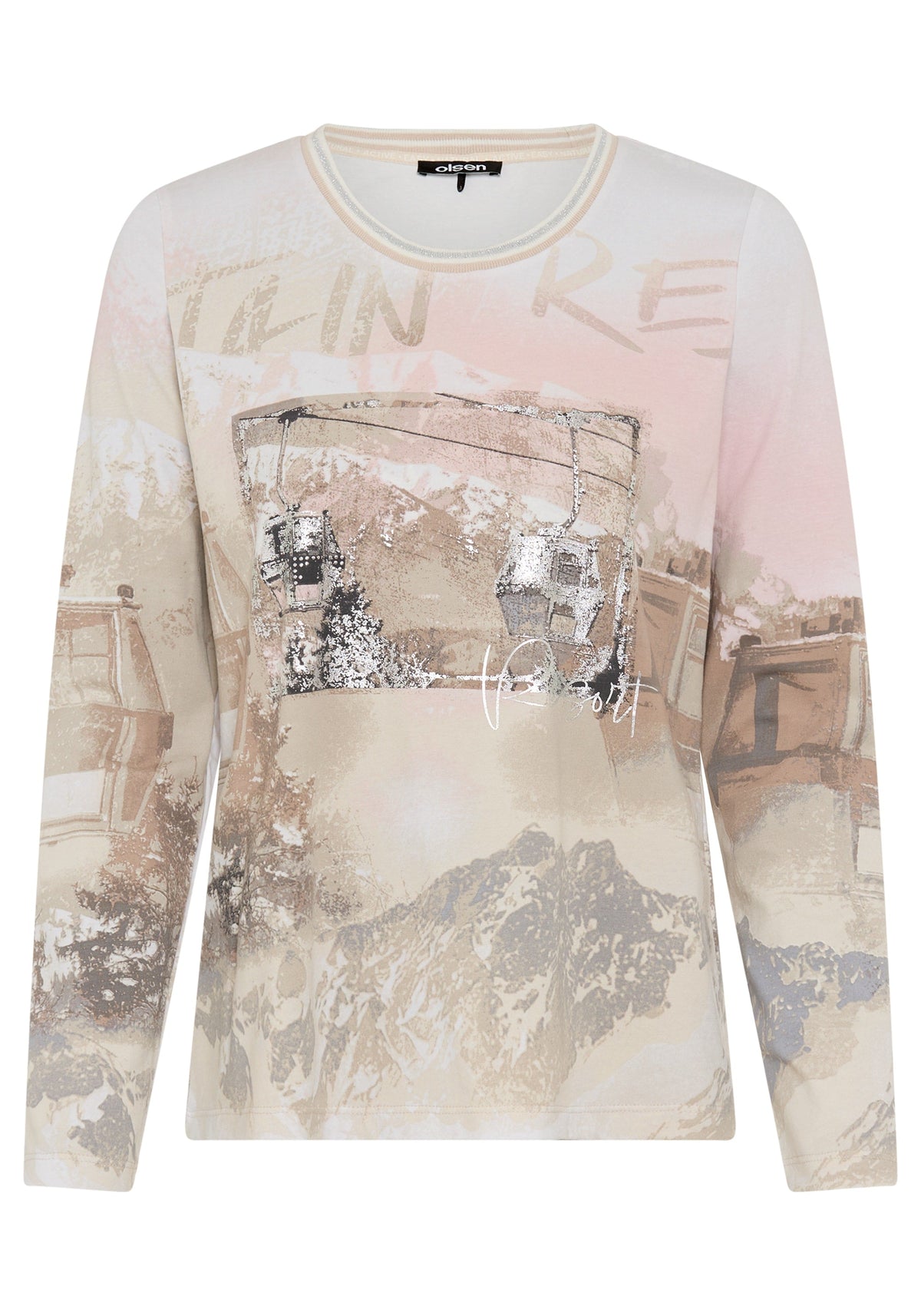 Placement Print T-Shirt