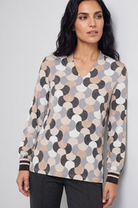 T-Shirt imprimé géo