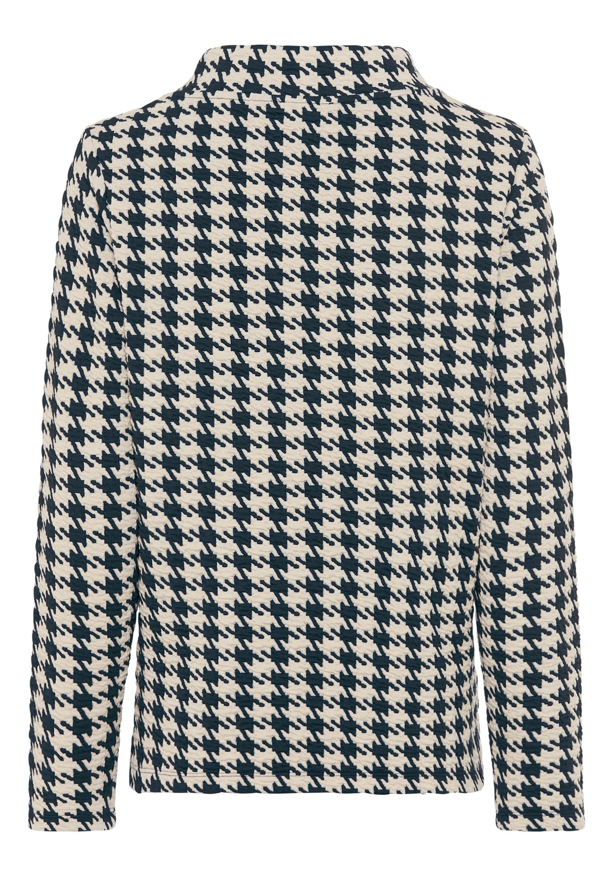 Houndstooth Jersey Top