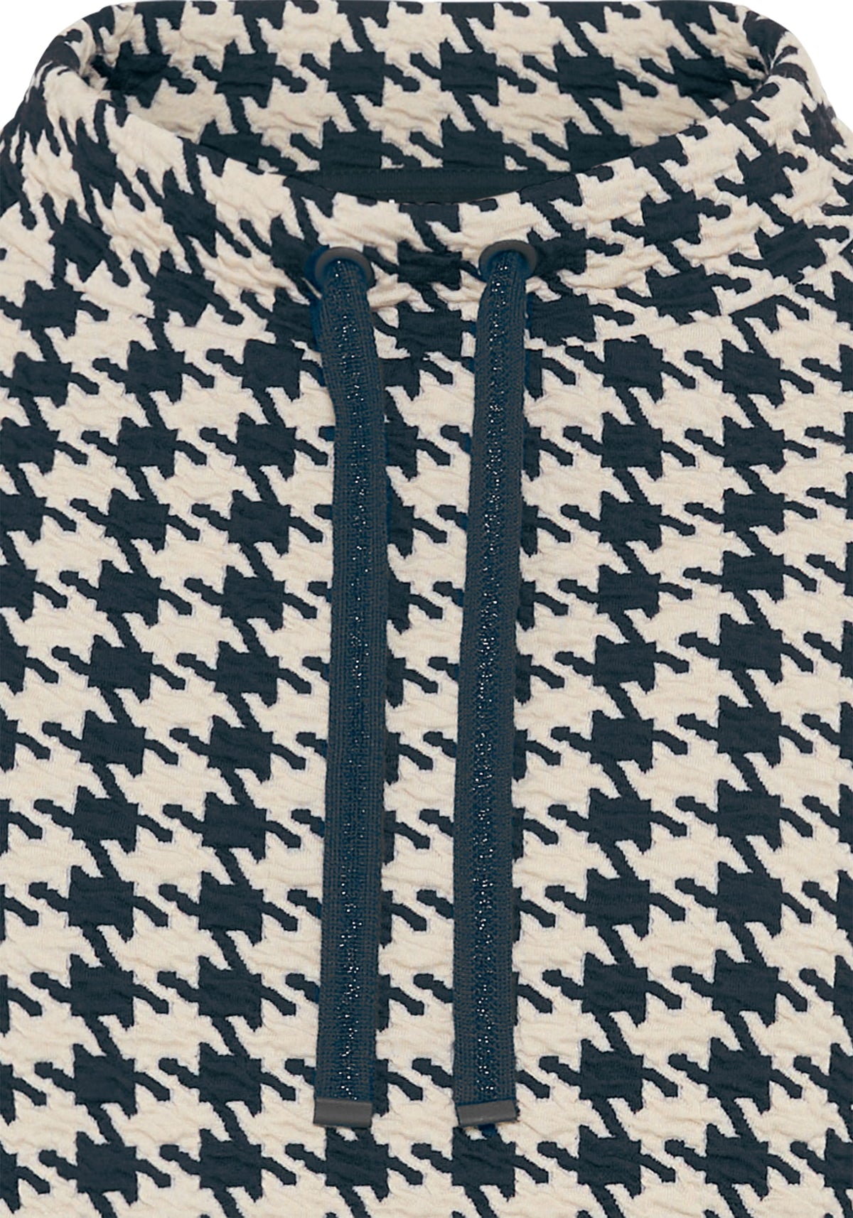 Houndstooth Jersey Top