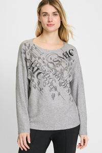 Power Print Jersey Knit Top