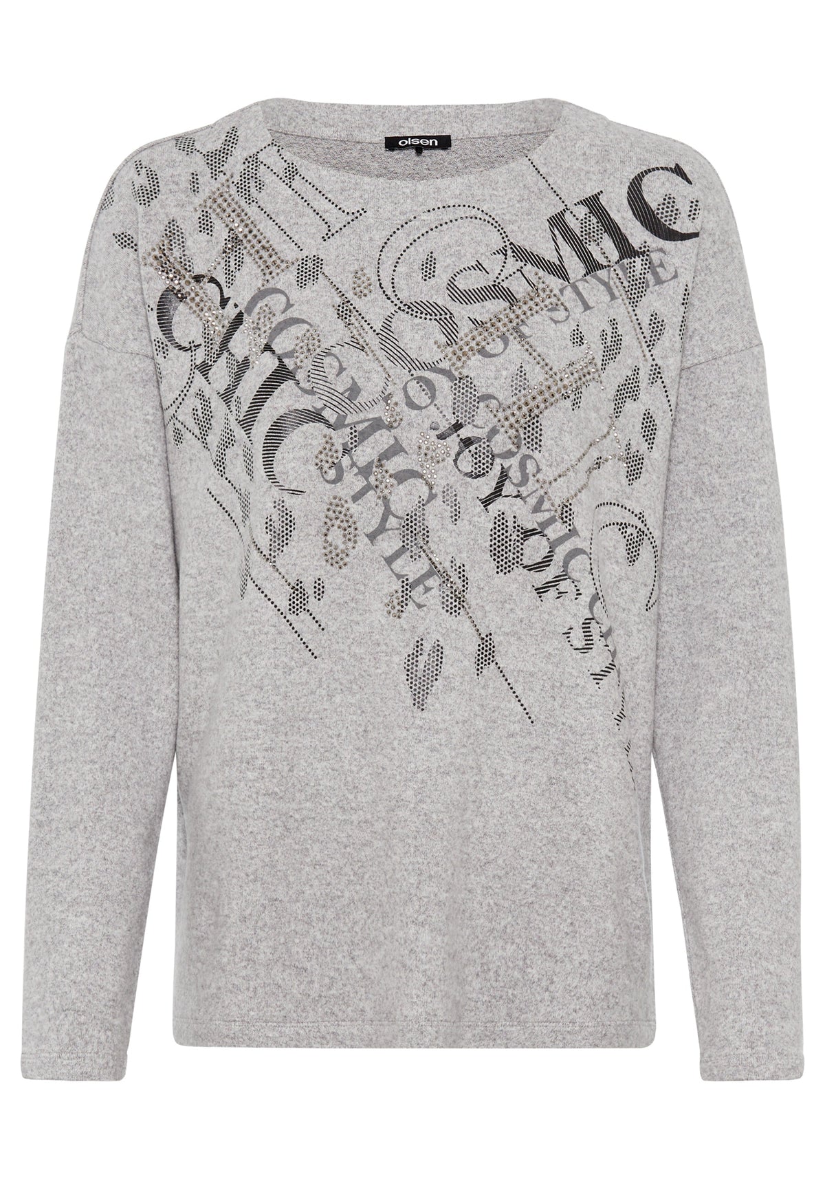 Power Print Jersey Knit Top