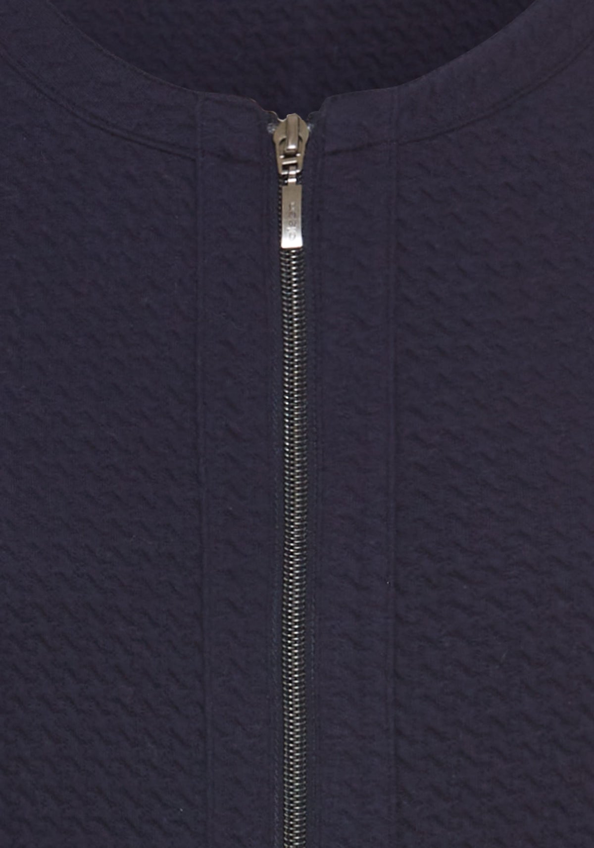 Houndstooth Texture Jersey Jacket