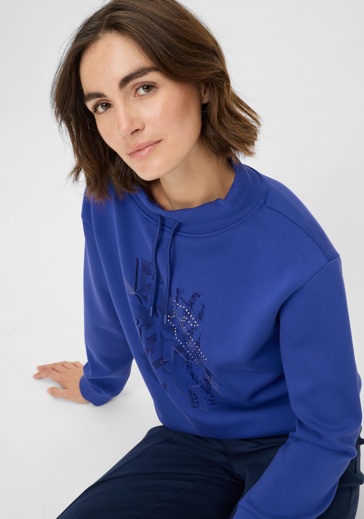 Scuba Jersey Embellished Top