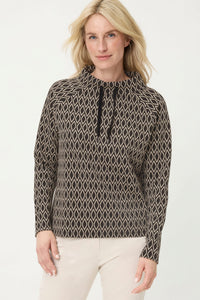 Top en jersey graphique