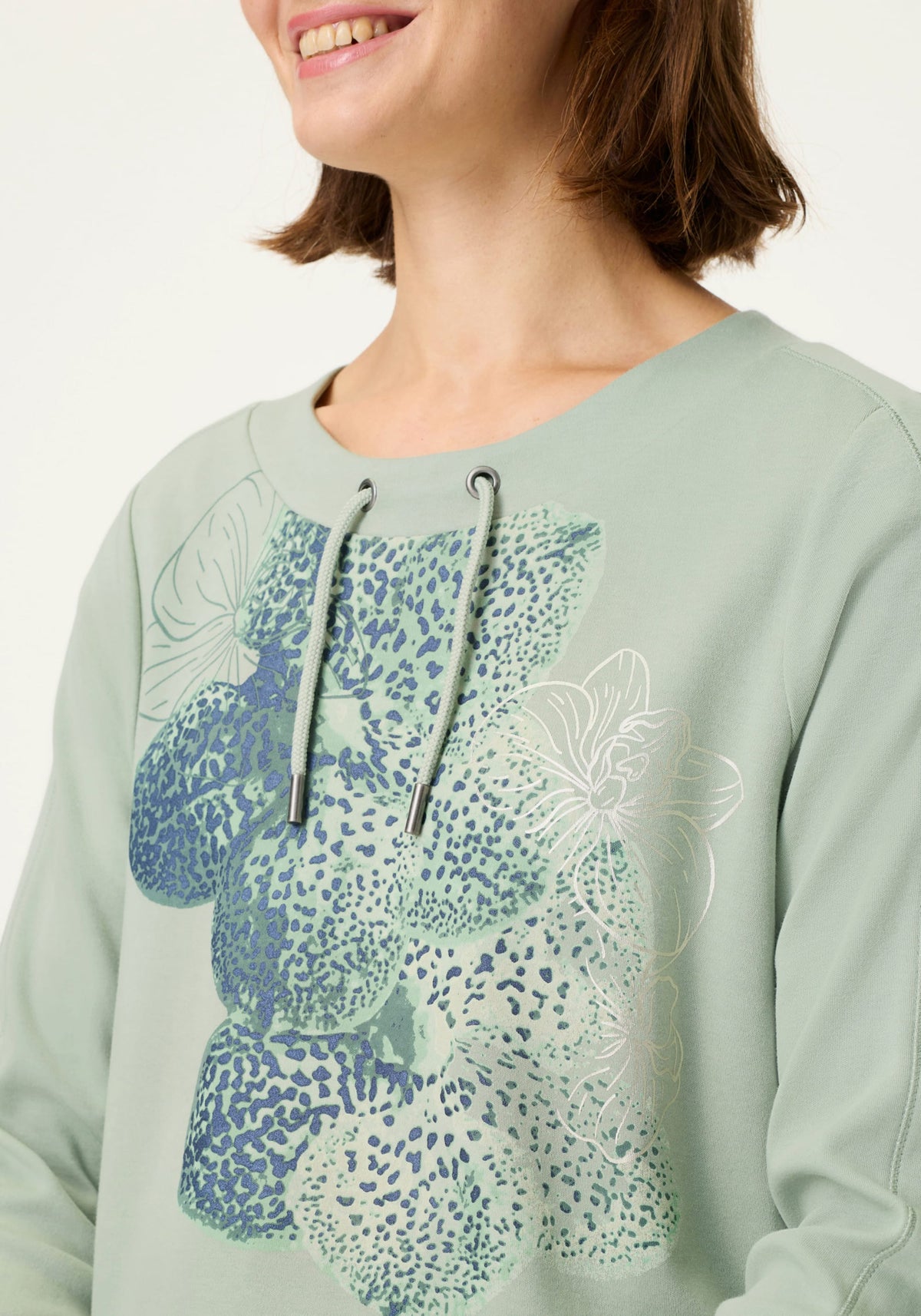 Placement Print Jersey Top