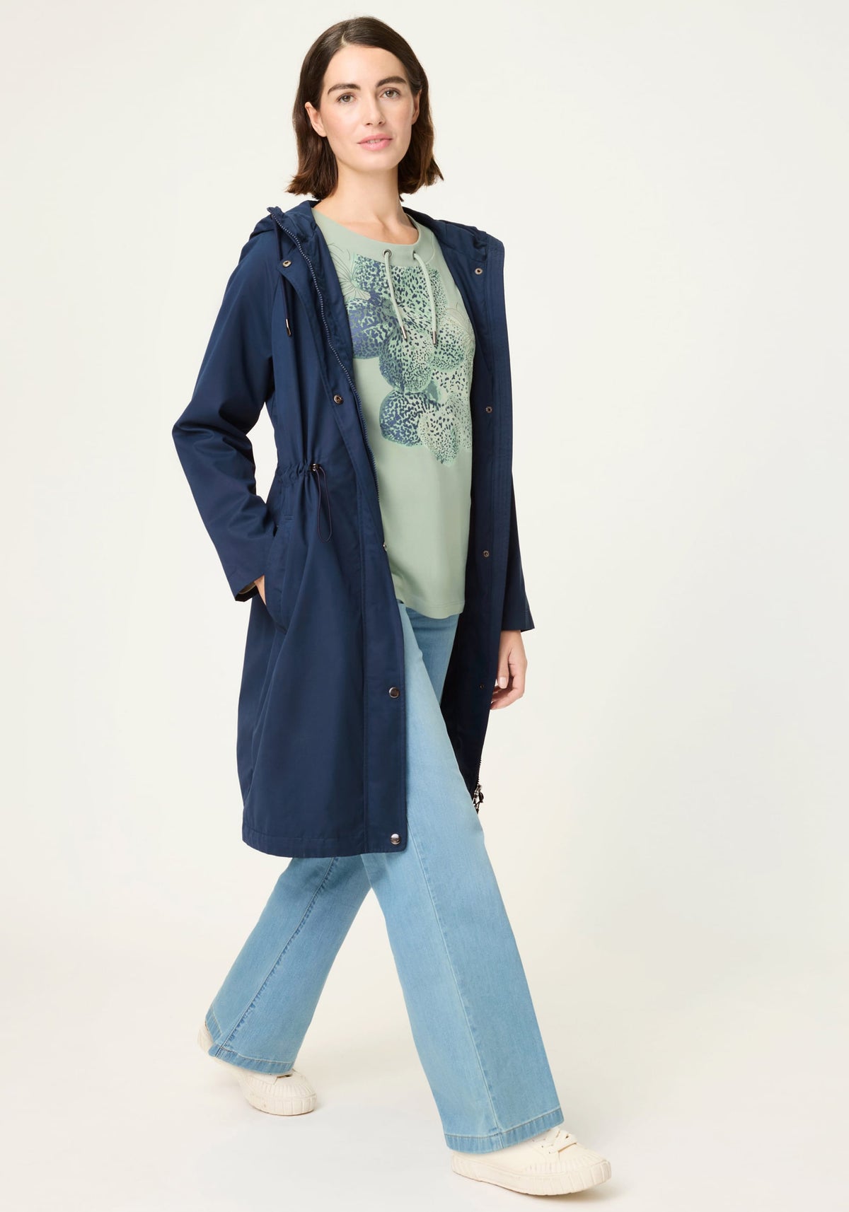 Placement Print Jersey Top