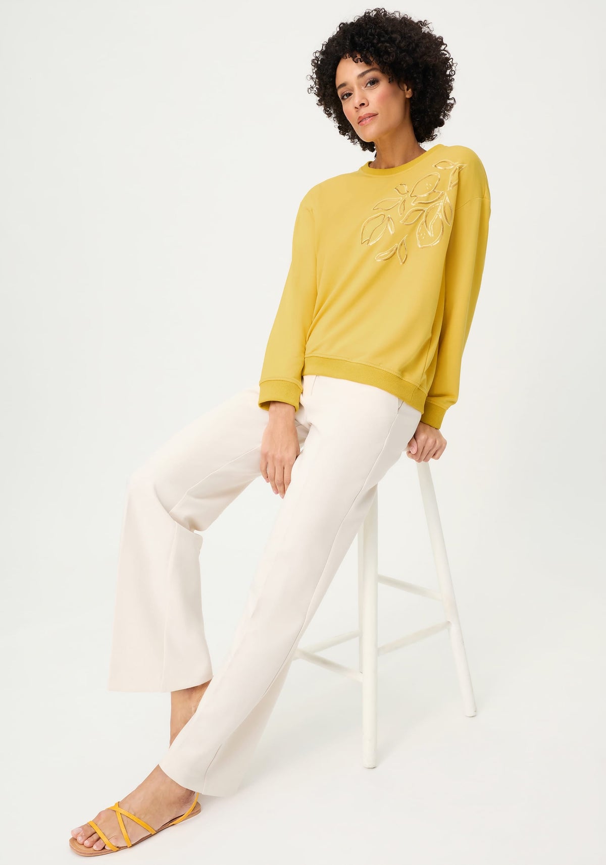 Haut en jersey orné