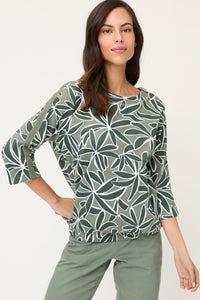 Haut en jersey Palm Design