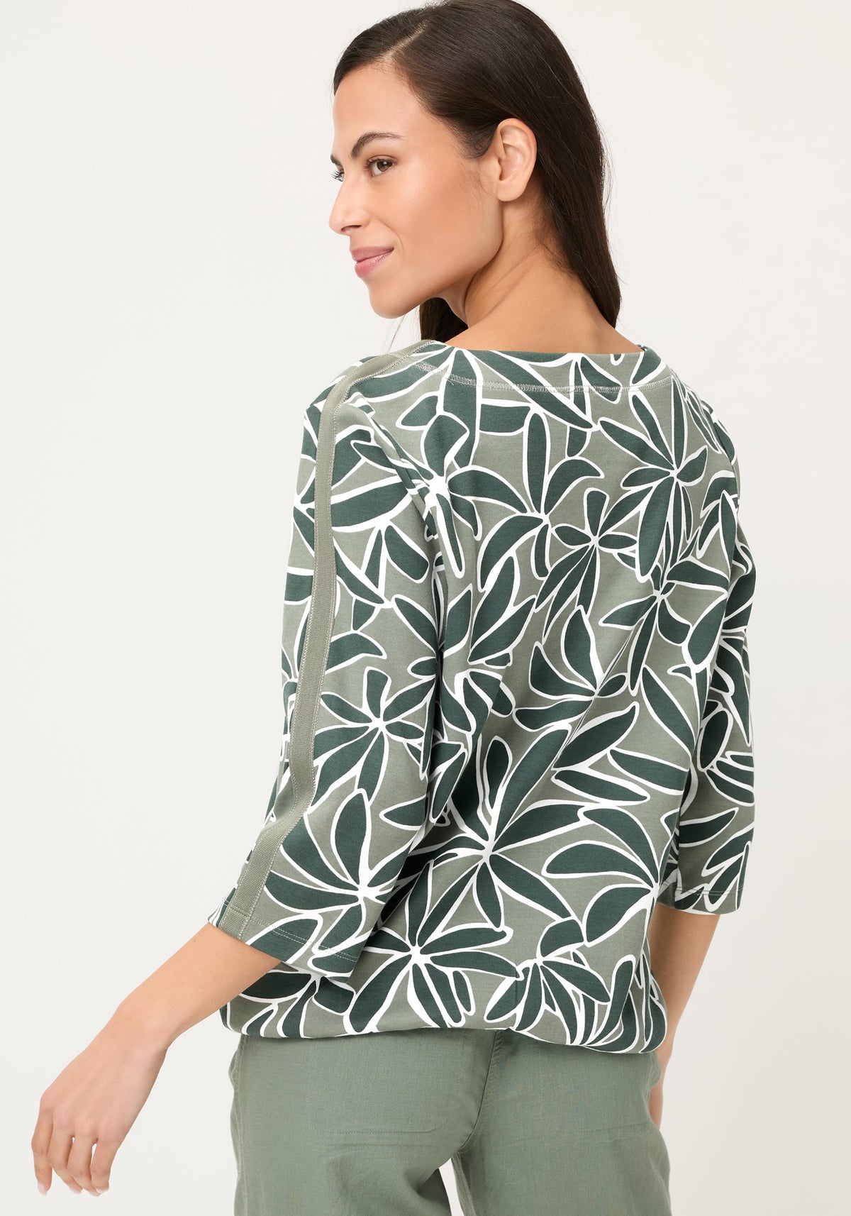 Haut en jersey Palm Design