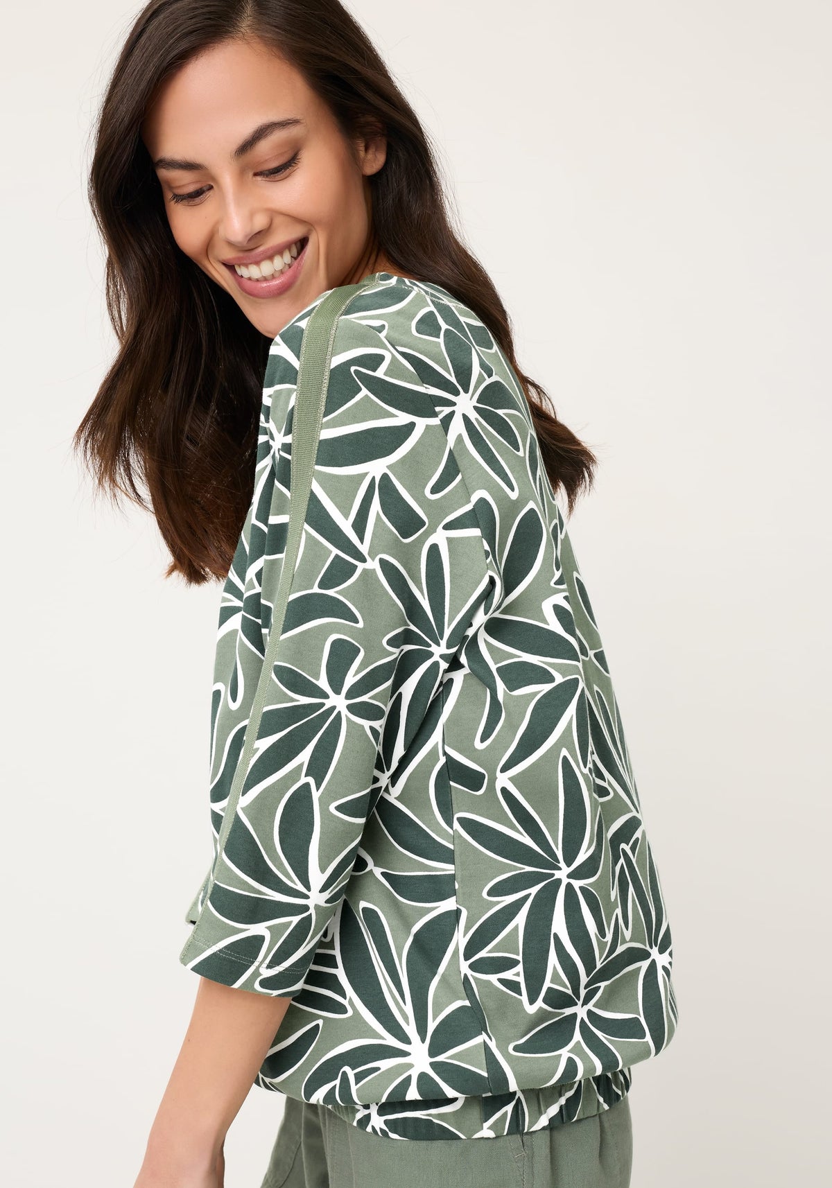 Haut en jersey Palm Design