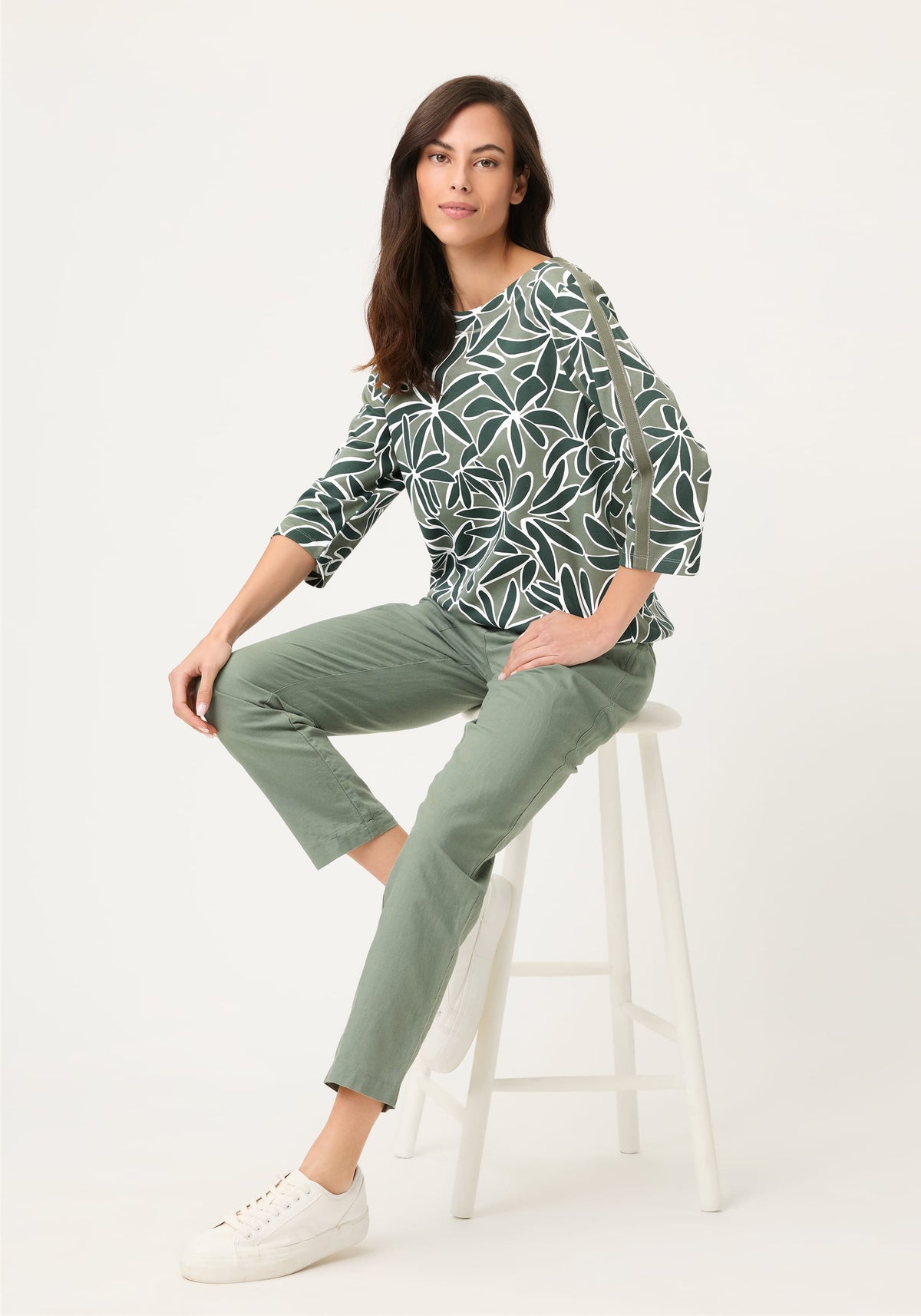 Haut en jersey Palm Design