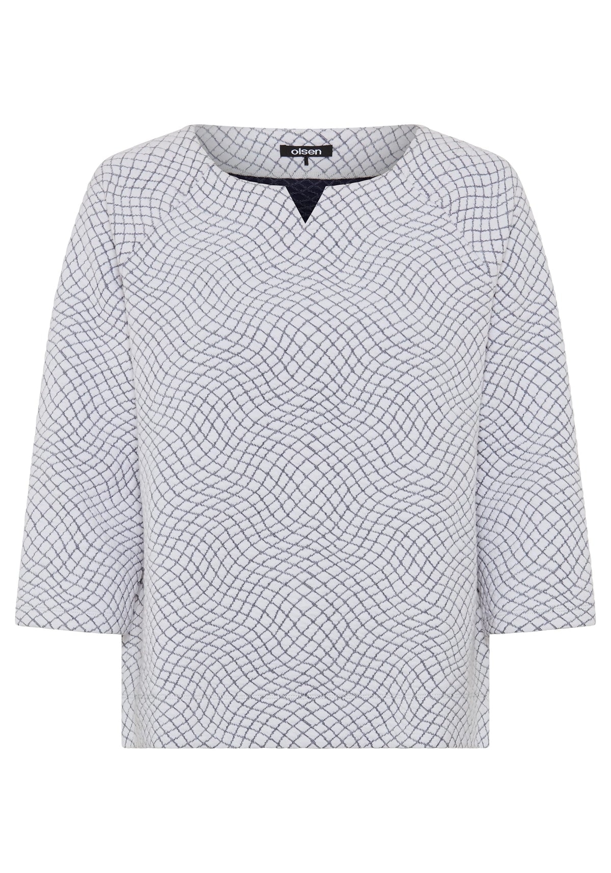 Jacquard Jersey Top