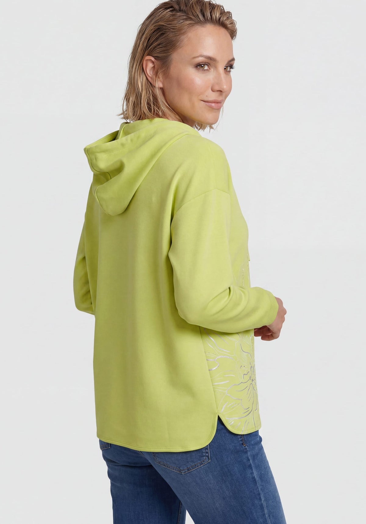 Embellished Scuba Jersey Top