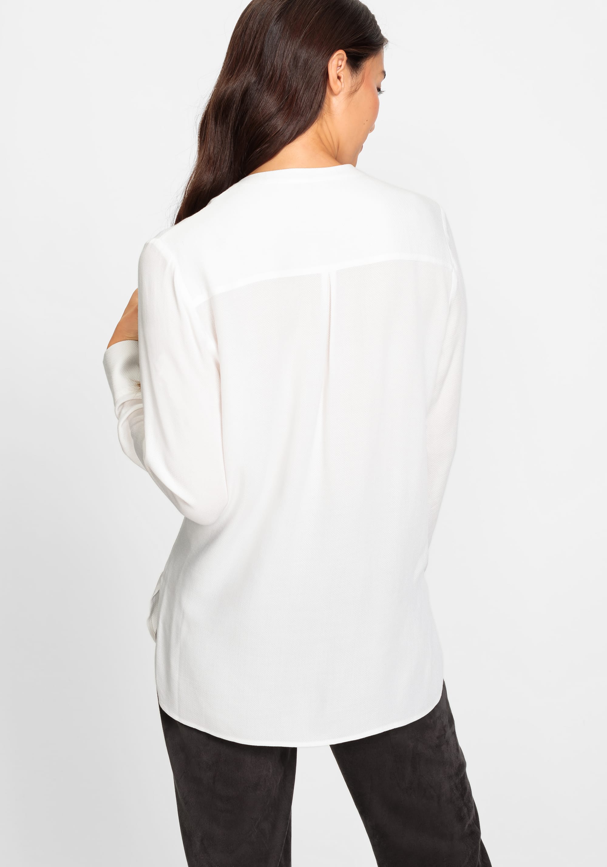 Long Sleeve Tunic Shirt - Olsen Fashion Canada
