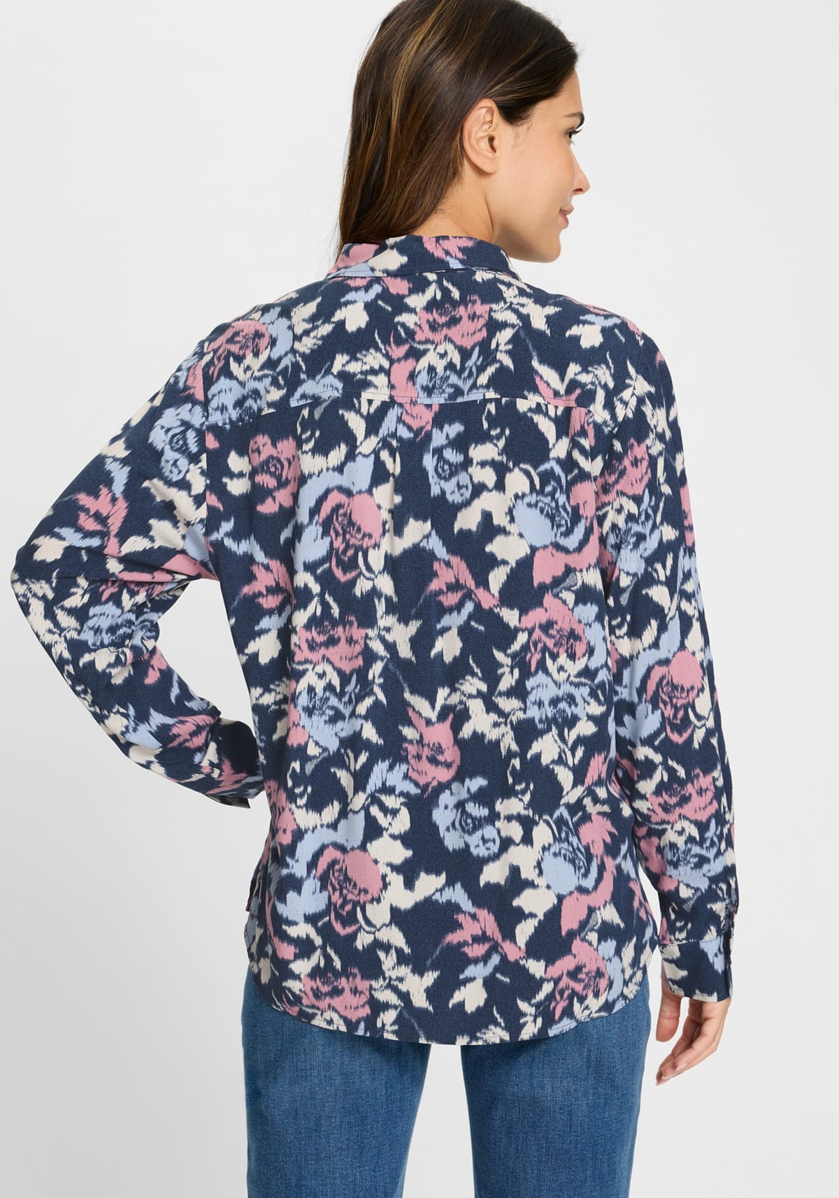 Abstract Floral Shirt