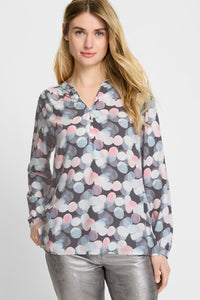 Digital Dot Tunic Blouse