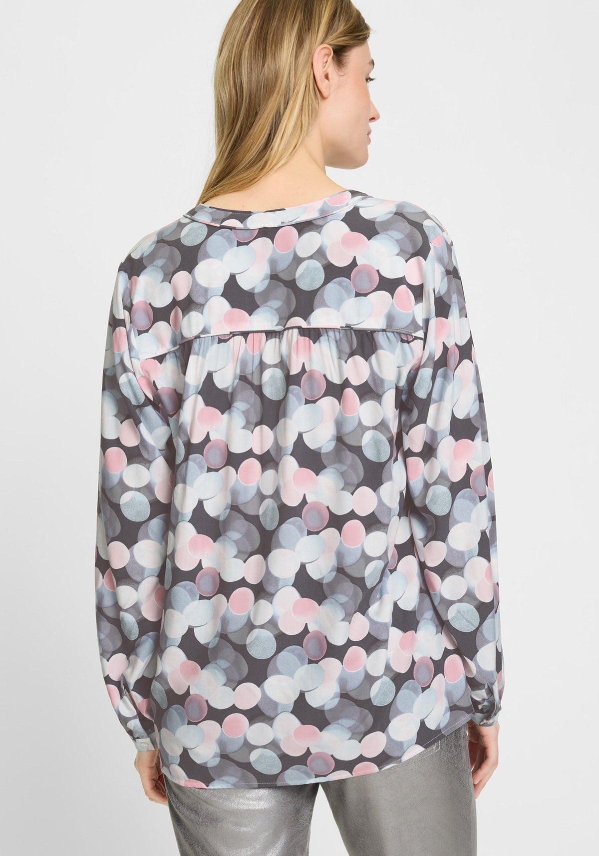 Digital Dot Tunic Blouse