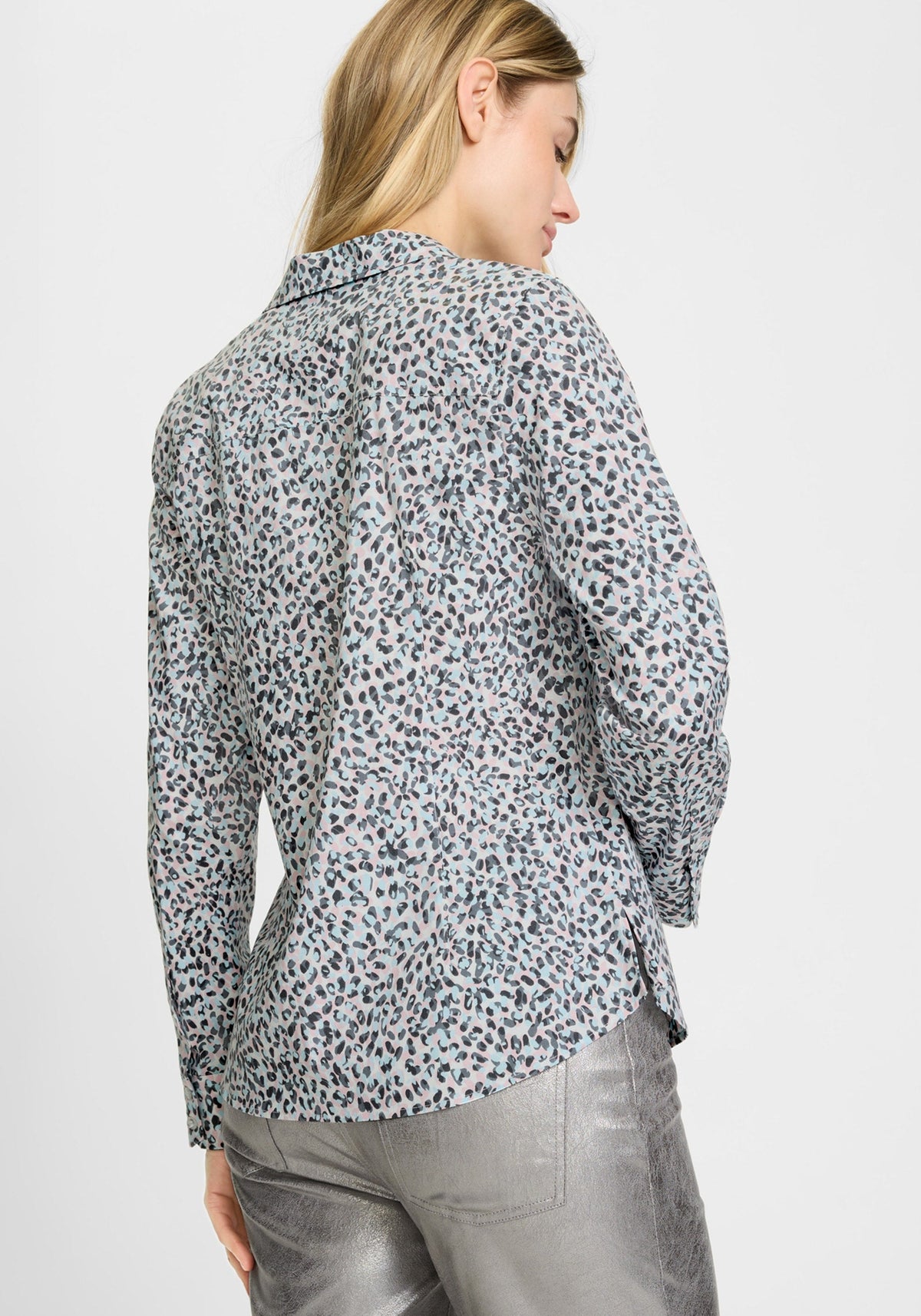 Minimal Leopard Print Shirt