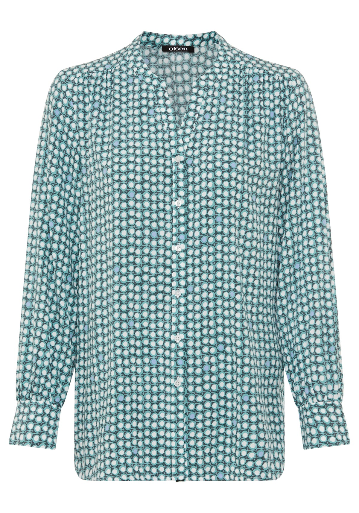 Dot Print Tunic Shirt